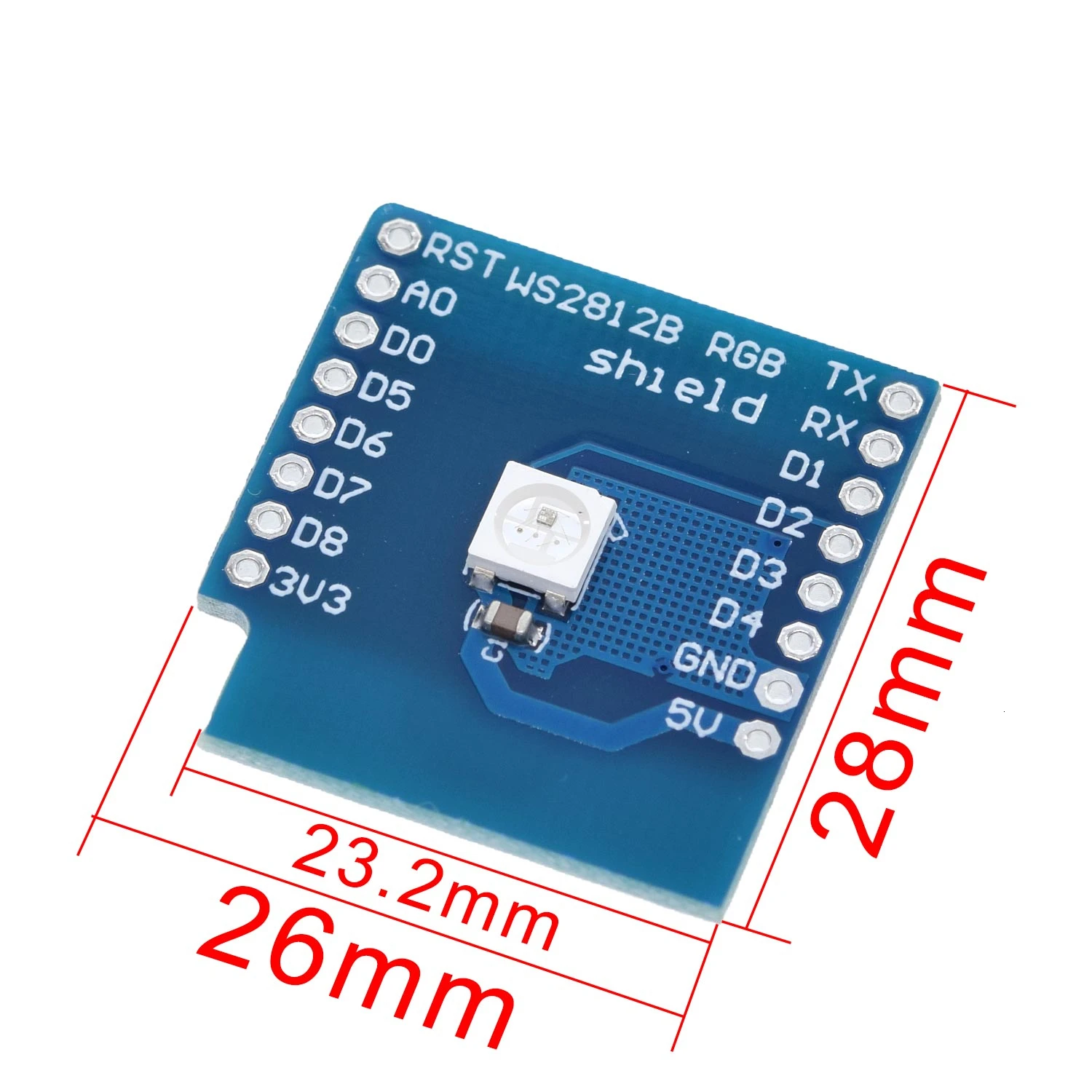 Щит ShengYang WS2812B щит RGB для WeMos D1 mini 1 шт.|shield|d1 minimini |