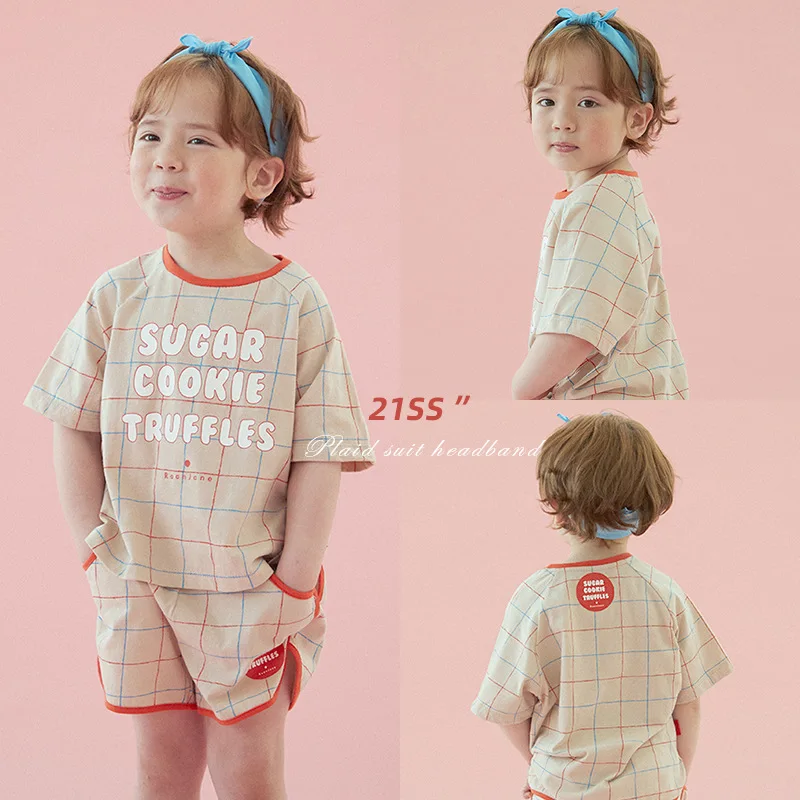 

Baby Boy Clothes Suit Children Tracksuits Clothing Summer New Boys T Shirt Shorts 2Pcs Set Toddler Casual Letter Print Clothess