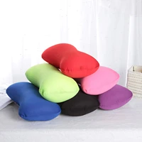 mini cushion microbead back sofa cushion roll throw cozy pillow travel home office sleep neck support pillow 38x20cm