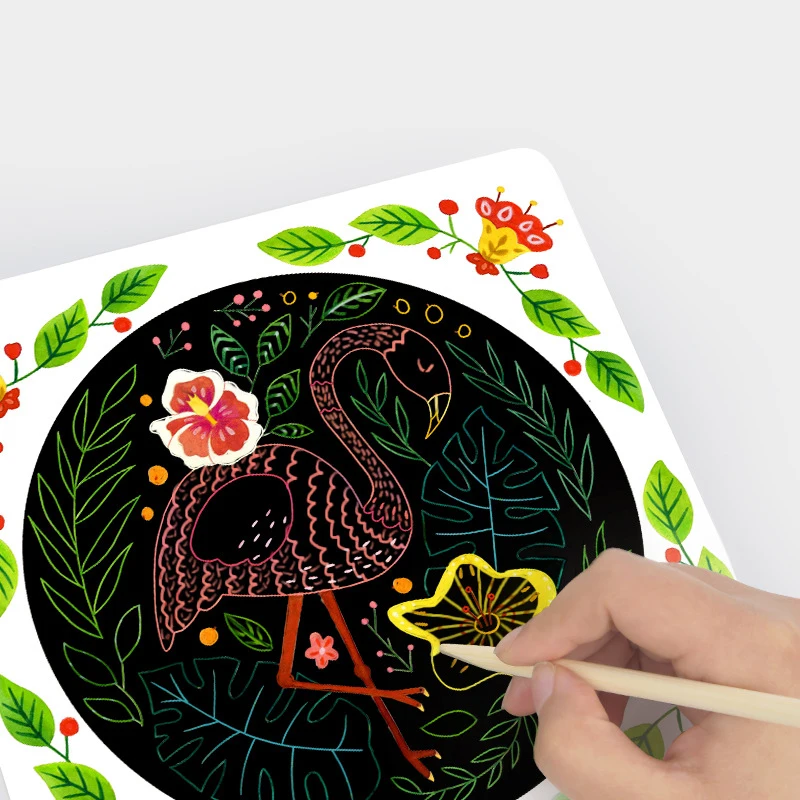 MiDeer карта для рисования с царапинами Детская бумага рукоделия сделай сам