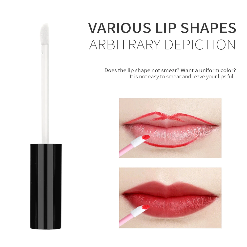 (С шприц) 10 мл прозрачные Пластик блеска для губ пустой губа многоразового