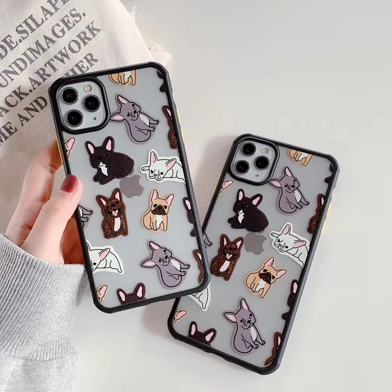 Милый чехол для телефона с изображением бульдога IPhone 11 Pro XS Max X XR 7 8 6 Plus роскошный