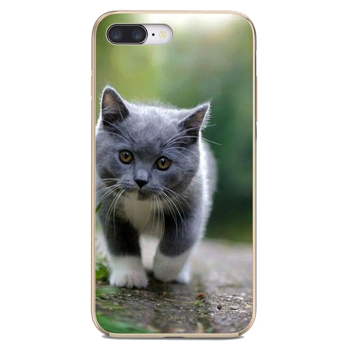 Для Huawei Nova 2 2i 3 3i Y3 Y5 Y6 Y7 Y9 Prime 2015 2016 2017 2018 2019 серый-фэнтези-кот Мягкий чехол |