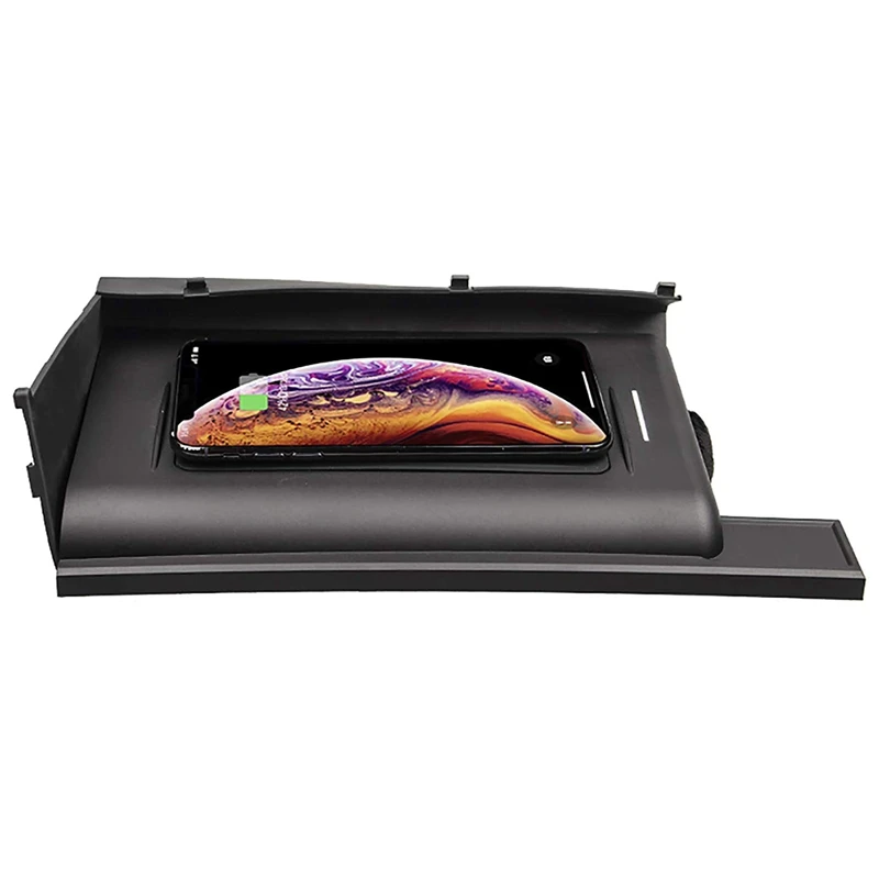 Автомобильный подлокотник коробка Беспроводное зарядное устройство Быстрая