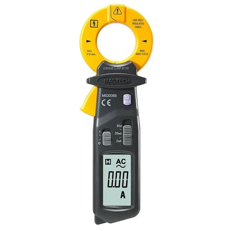Высокочувствительный зажим MASTECH MS2006B для измерения утечки переменного тока