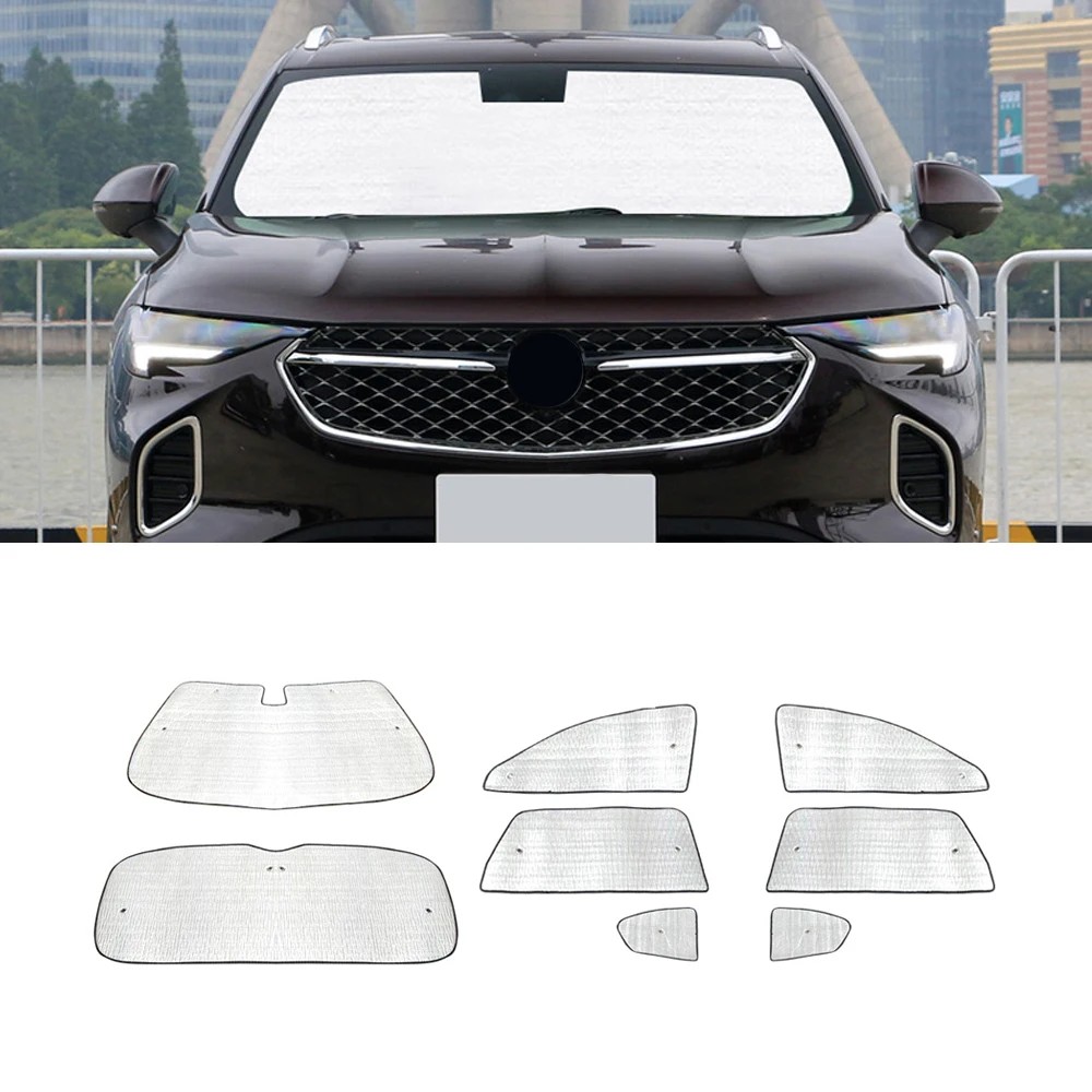 

Солнцезащитный козырек на лобовое стекло для Buick Envision 2020-2021, защита от УФ-излучения, один комплект для переднего бокового окна, аксессуары дл...