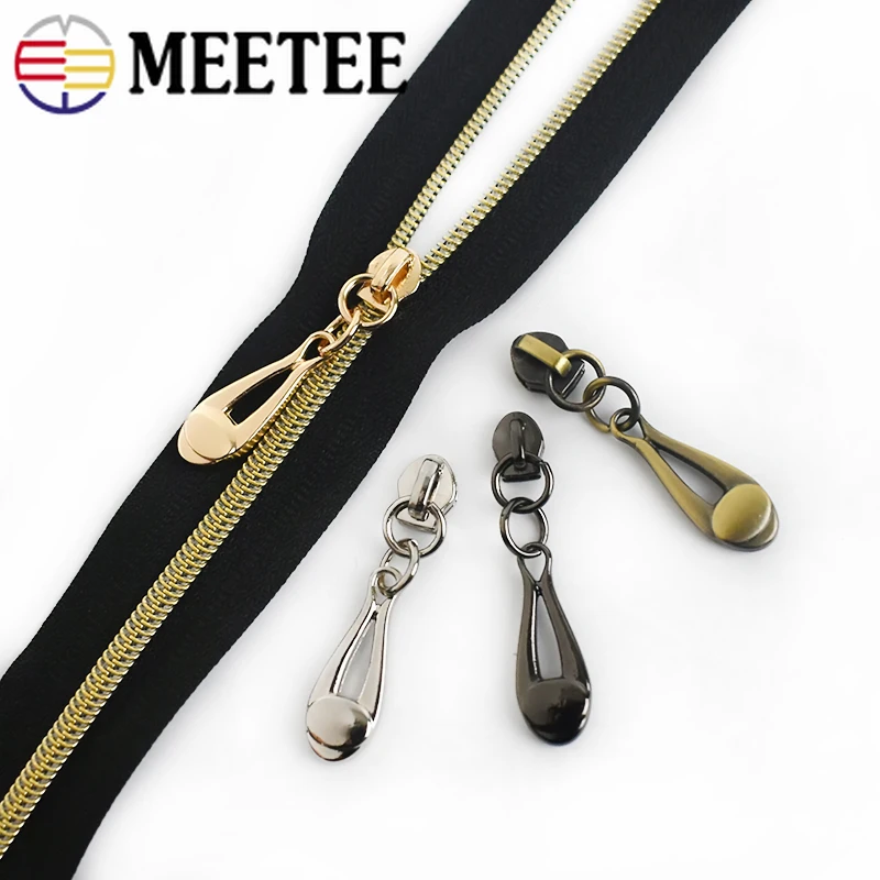 

20pcs Bag Purse Pocket Zipper Sliders for 3# Nylon Zippers Clothing Wallet Pencilbag Zip Head Repair Kits DIY Sewing Accessories