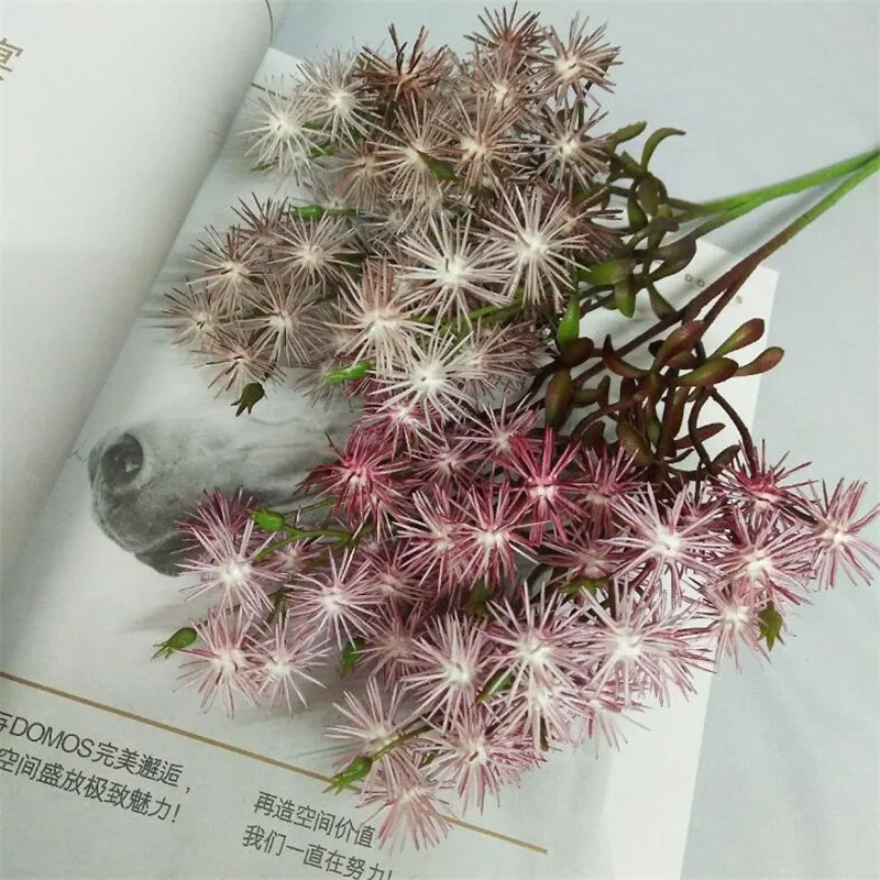 Искусственные цветы имитация одуванчика для дома Свадебные Декоративные