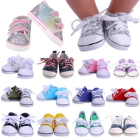 14 styles 7 cm canvas doll shoes clothes accessories for 43 cm born baby clothes 18 inch american doll girl toy our generation