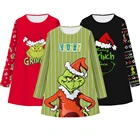 Оригинальное платье в рождественском стиле для Хэллоуина, осенняя Домашняя одежда, одежда для вечерние, новинка 2021, детский подарок на день рождения