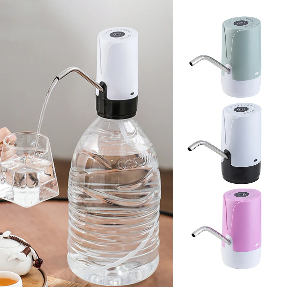 Electric Water Bottle Pump USB Charging Dispenser Drinking Silent Design Fits For 2.5/5L/18.9L Bottles | Дом и сад