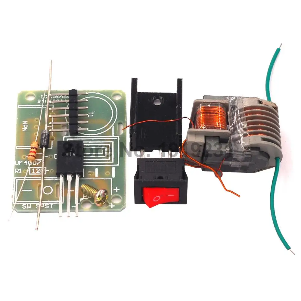 15KV High Frequency DC Voltage Arc Ignition Generator Inverter Boost 3.7V DIY Kit U Core Transformer Suite | Обустройство дома