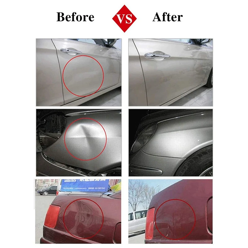melhor Ferramenta De Reparo Do Dente Sem Pintura 6 Peças De Haste De Reparo Do Dente C-bar Ferramenta Para A Remoção Do Dente Do Corpo Do Carro Danos Causados Por Granizo Porta