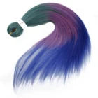 Easy Jumbo косы, волосы, вязаные крючком, предварительно растянутые, плетеные, синтетические, 26 дюймов, Омбре, смешанные цвета