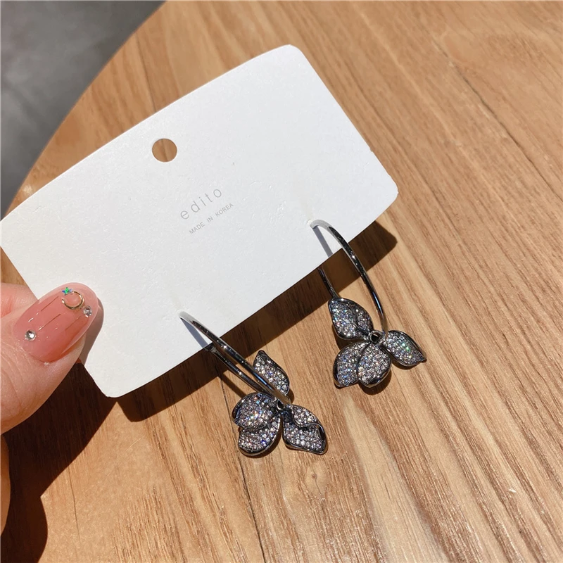 

10 pair Flower earrings tassel woman aretes largos de mujer gold earrings for women oorbellen hangers creoles d oreilles femme