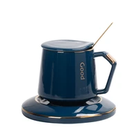 blue porcelain mug ceramic office aesthetic mugs coffee cups drinking glasses coffee mugs couple gift tazas de cafe drinkware