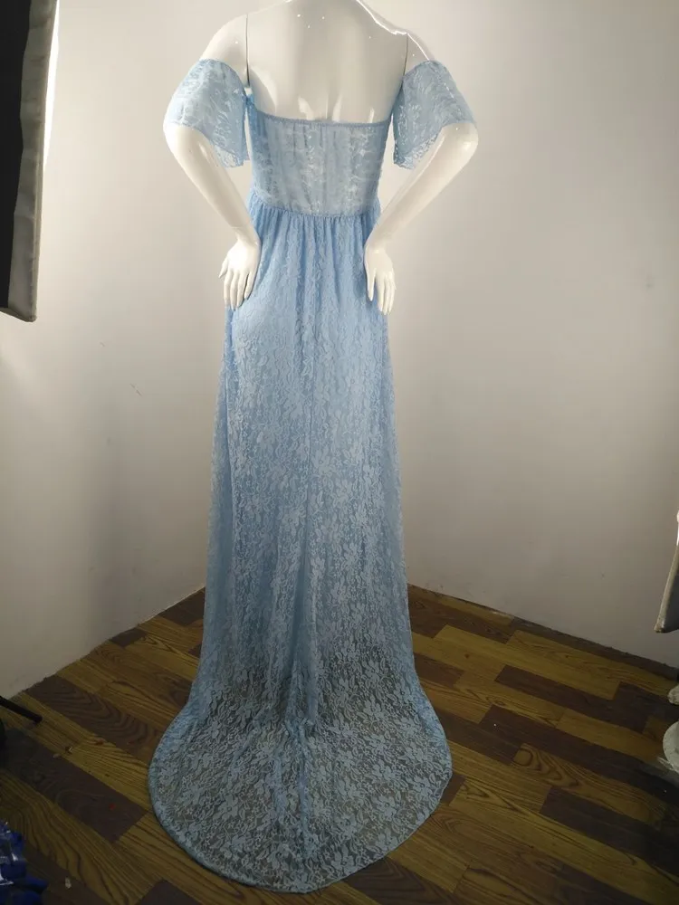 Кружевные платья с длинными рукавами для беременных фотосессии детского душа