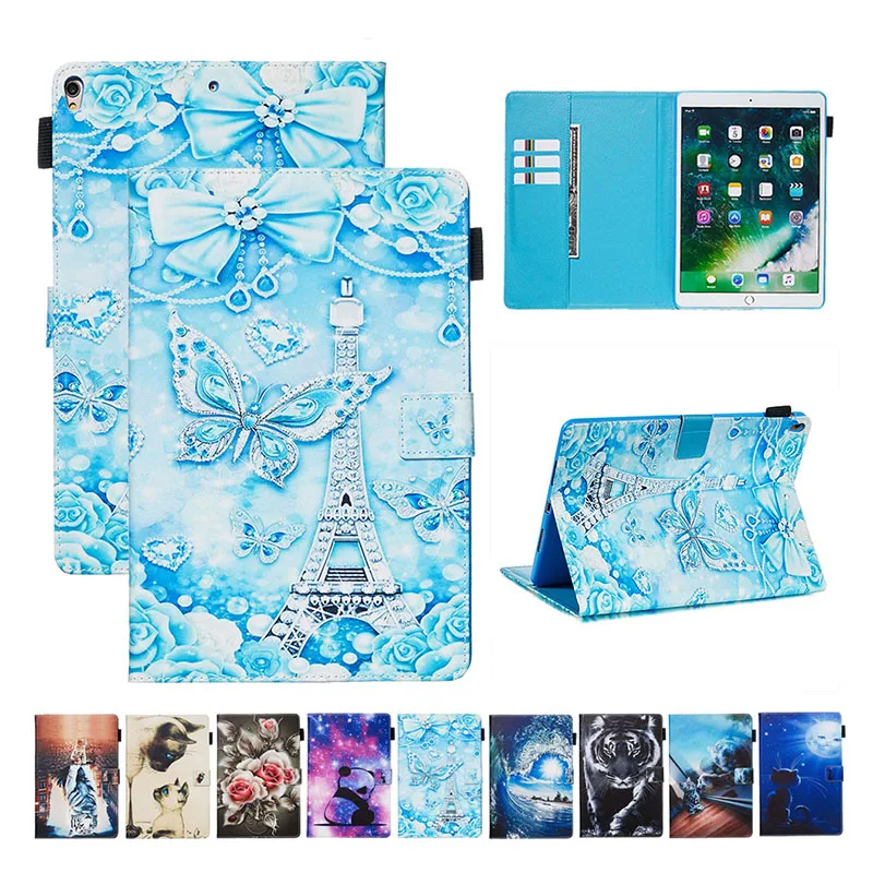 Окрашенный из искусственной кожи чехол для Amazon Kindle Fire 7 2019 Магнитный 5th/7th/9th