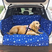 new waterproof dog carriers bag rear back pet car seat cover mats hammock protector with safety belt transportin perro dog bag