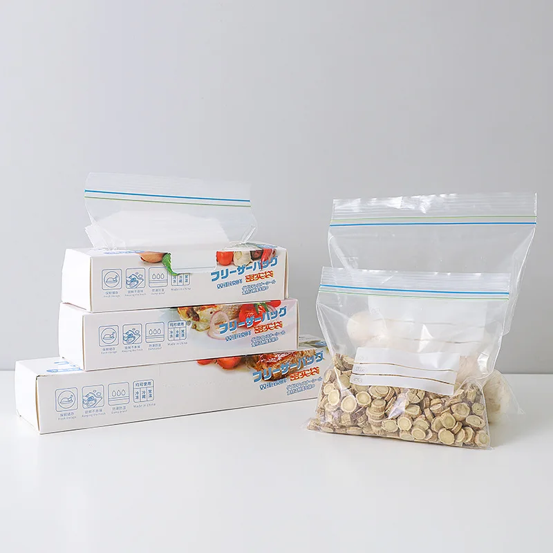 

Transparent Sealed Bag Fresh Keeping Food Packaging Bag Household Refrigerator Storage Bags Plastic Vacuum Fresh Organizaer Bags