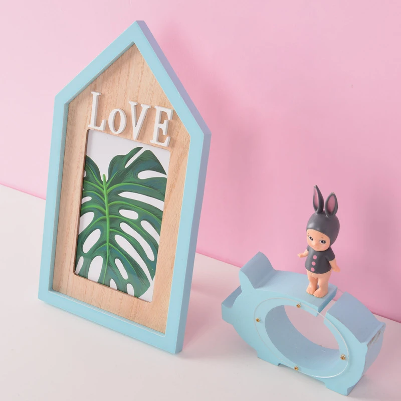 Деревянные рамки для фотографий в скандинавском стиле креативная