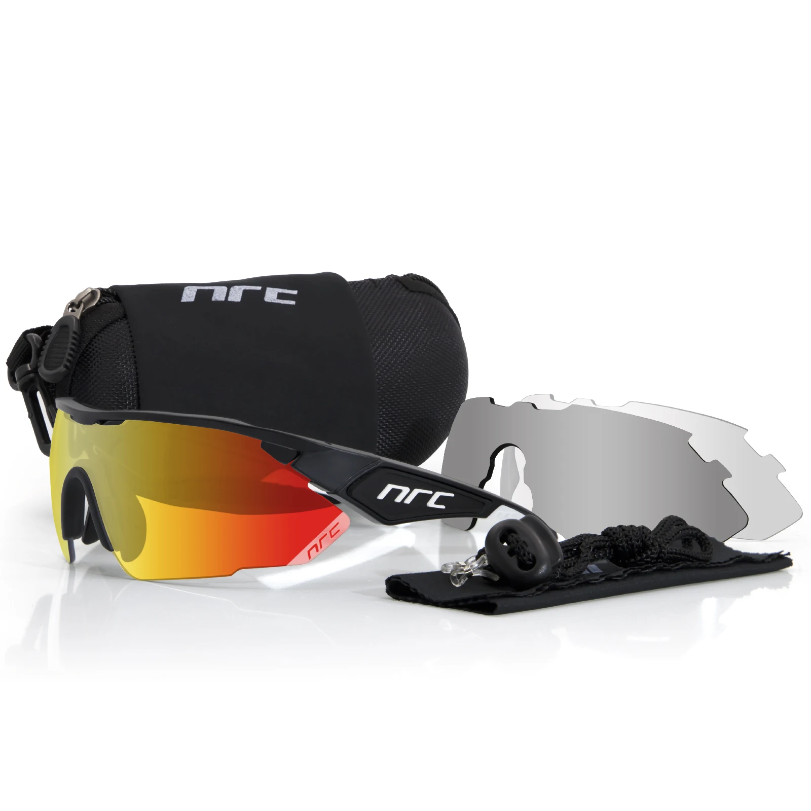 Велосипедные очки NRC с 3 линзами для горного и дорожного велосипеда UV400