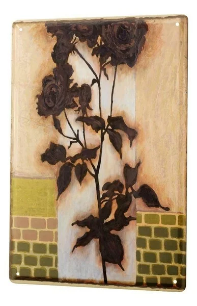 

Tin Sign Flora Floral Roses