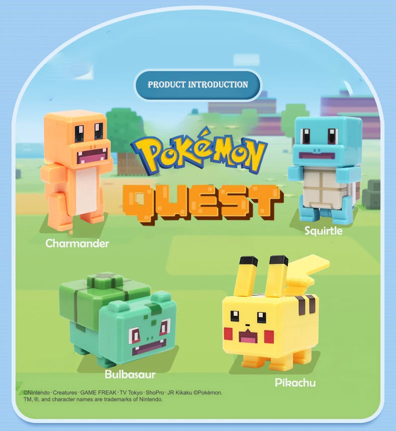 

Genuine Pokemon Elf Ball Anime Figure Pikachu Charmander Litten Rockruff Pokeball Pocket Monster Variant Toy Action Model Gift