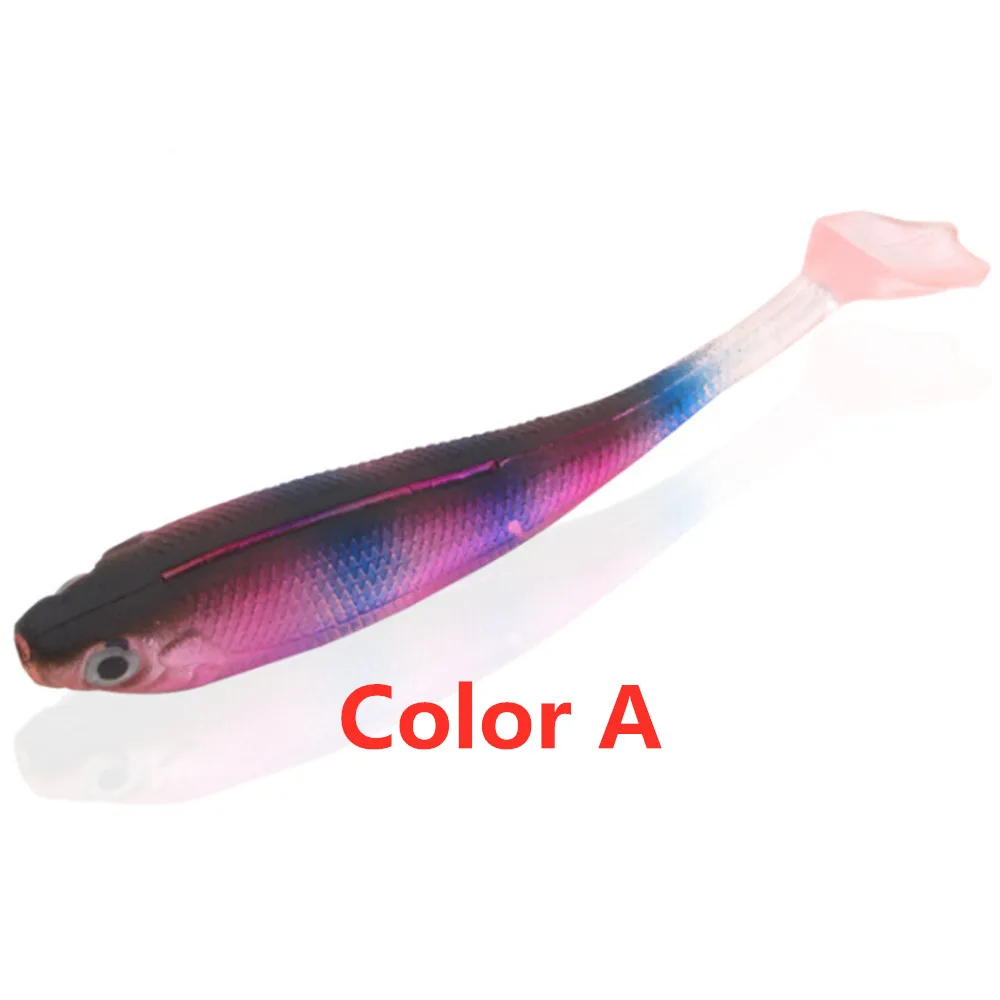 5 шт./лот для рыбалки мягкие блесны на удочку 90 мм 5g рыболовные воблеры Swimbait 3D