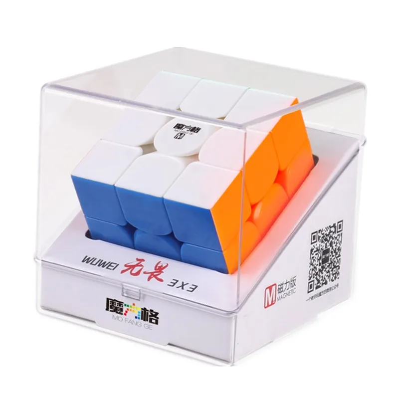 QiYi MoFangGe WuWei M 3x3 Магнитный магический куб профессиональные магниты Скорость 3x3x3 Cubo