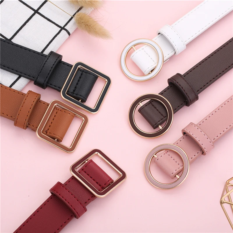 Ремни женские модные Корейский стиль BF Простой ремень для студентов уличная Женская Универсальная высококачественная милая розовая одежда для девочек