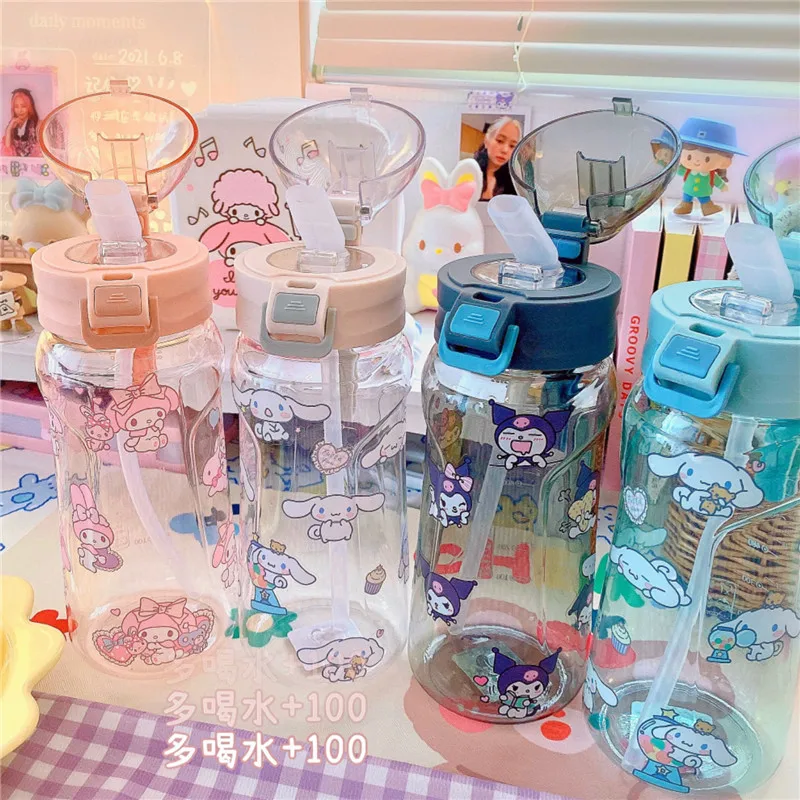 Бутылка для воды с соломинкой 800 мл | Дом и сад