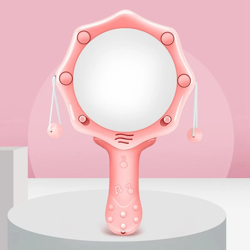 

Cute Shape Make Sound Rattle Baby Handheld Early Educational Toy Pianos Rattle Drummer Rattle