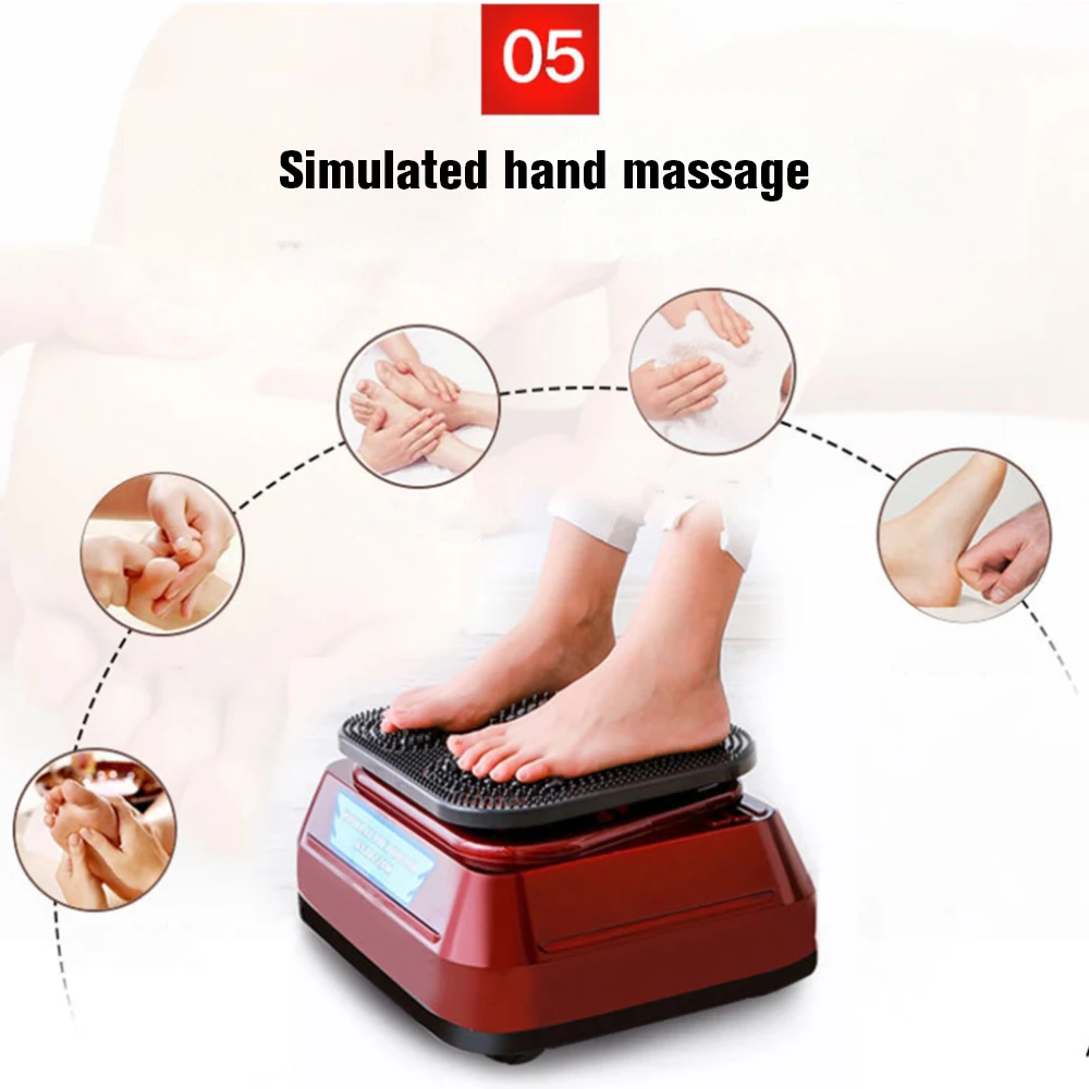 Массажер для ног Электрический циркуляции крови вибрирующий высокочастотный