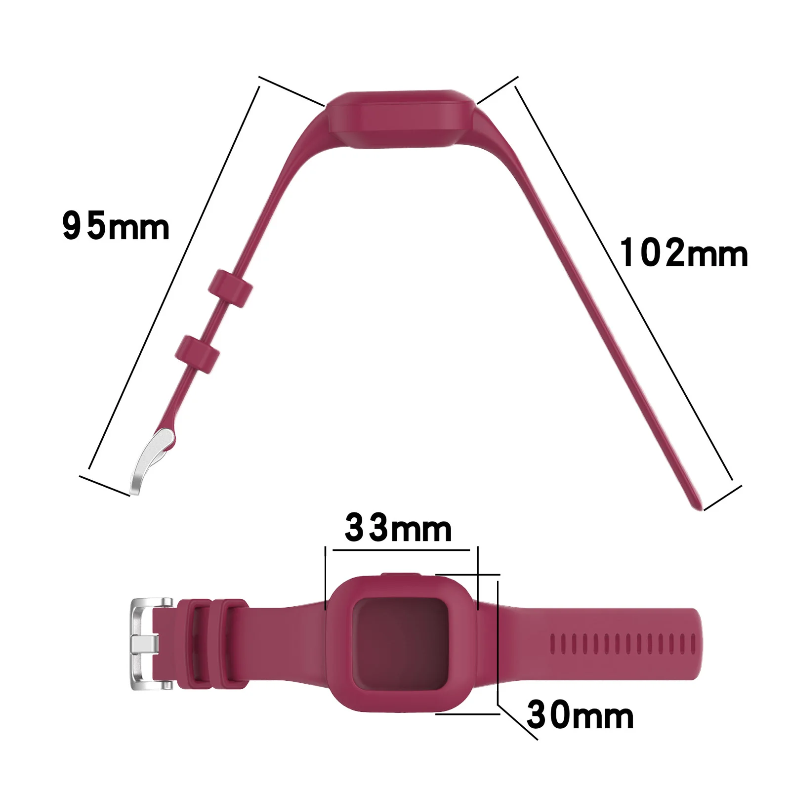 

Watch Silicone Strap For Garmin Fit JR3 Tracker Watch Band Replacement Strap Belt Sport Wrist Band Bracelet Accessories