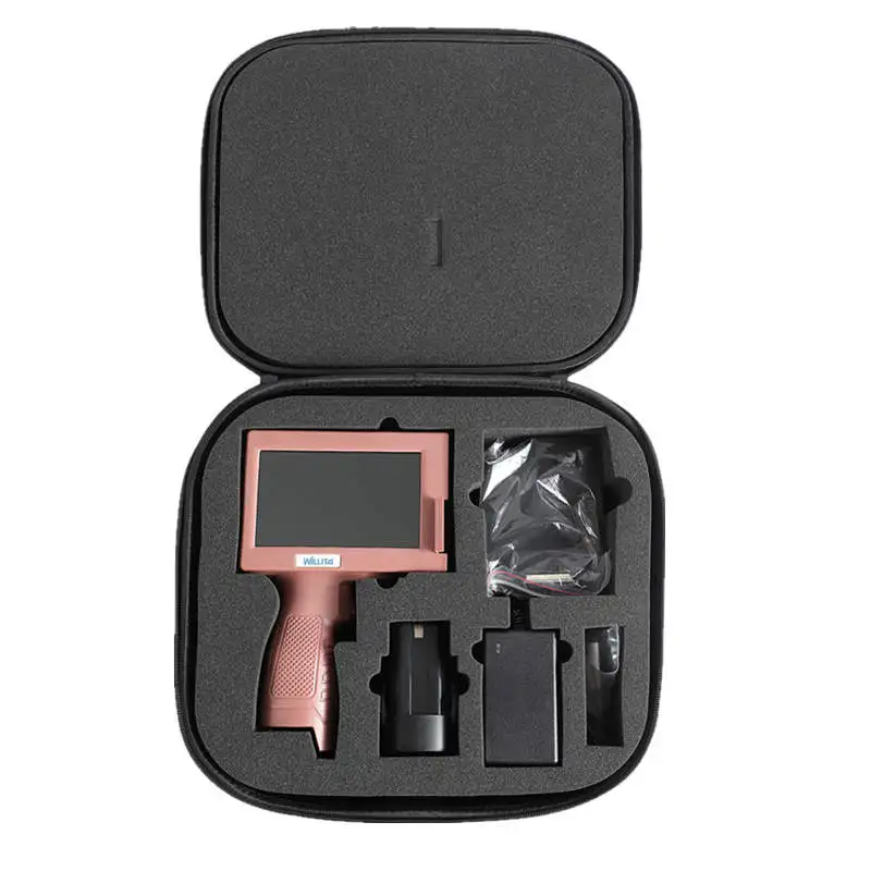 25.4mm Mobile Handheld Inkjet Printer Portable Hand Jet for expiry date batch code serial number label barcode QR | Компьютеры и офис