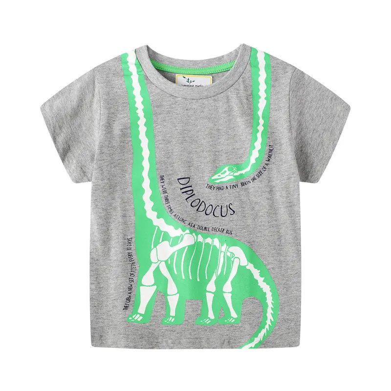 

New Arrival Summer Animals Print Baby T shirts Fashion Cotton Boys Girls Tops