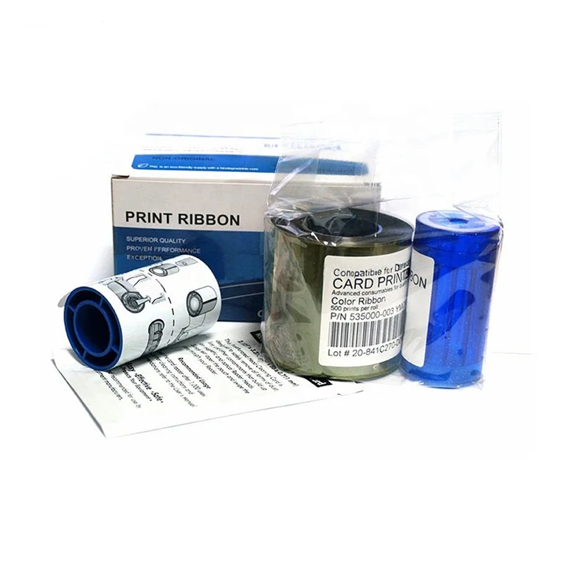 

Original 535000-003 Color Ribbon for Datacard CP/CD Series YMCKT 500 Image