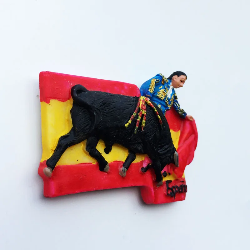 Магнит на холодильник в Испании Мультяшные магнитные наклейки Подарочные