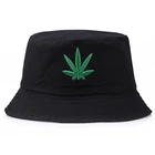 Панама с Кленовым листом для мужчин и женщин, хлопковая шляпа с вышивкой, в стиле хип-хоп, для занятий на открытом воздухе, повседневная, с козырьком, для лета