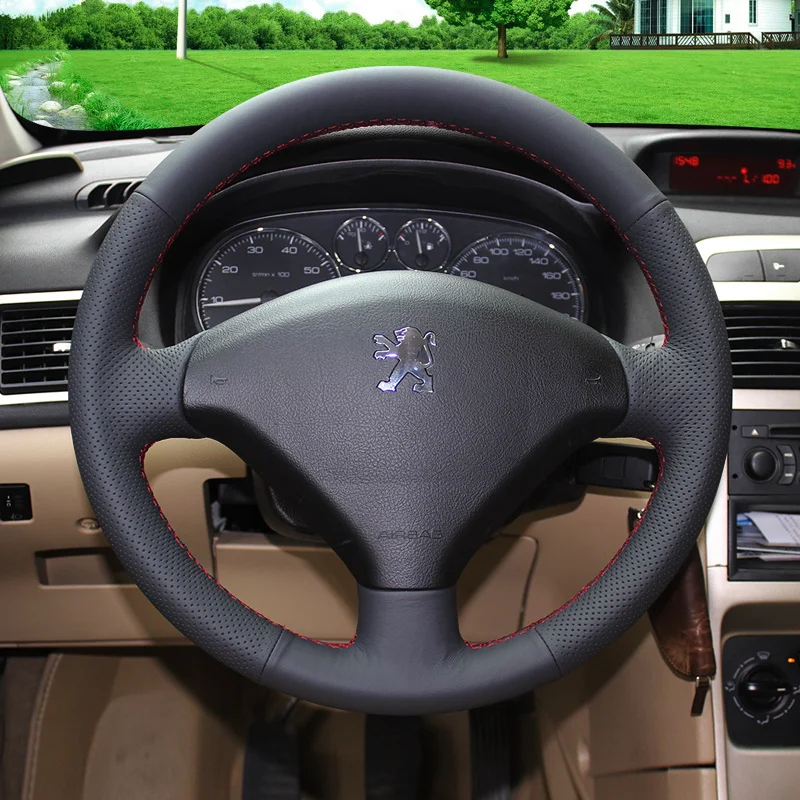 

Кожаный чехол ручной работы для Peugeot 308/3008/408/307/508/207/206, аксессуары на заказ
