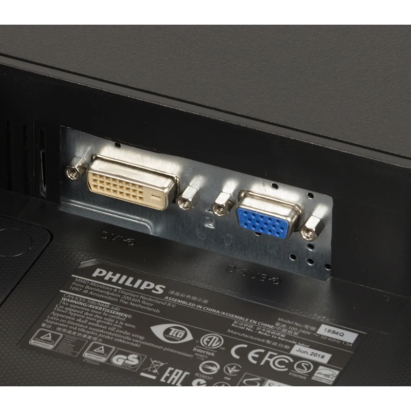 Монитор Philips 19" 19S4QAB (00/01) черный IPS LED 5:4 DVI M/M Mat 250cd | Компьютеры и офис