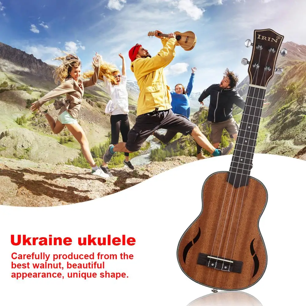 

4 Strings 21 inch Ukulele Lightweight and Delicate Hawaii Guitar Acoustic Musical Instrument Simple and Generous for Beginner