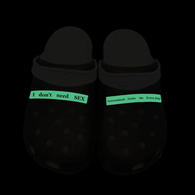 Croks I Don't Need Sex Government Shaped Me обувь на каждый день женские сандалии клоги eva Mmassage Zapatos