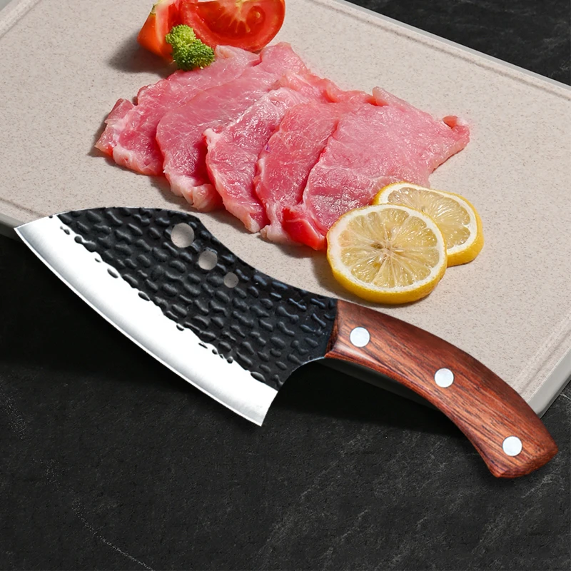 

Forged Kitchen Knife Stainless Steel Butcher Boning Knife for Meat Bone Fish Vegetables Cleaver Chef Knife Cooking Tools