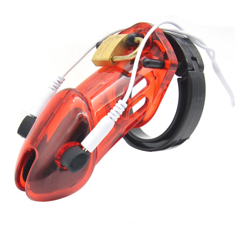 CB6000 длинный петух клетка электрошок аксессуары пояс целомудрия пенис замок