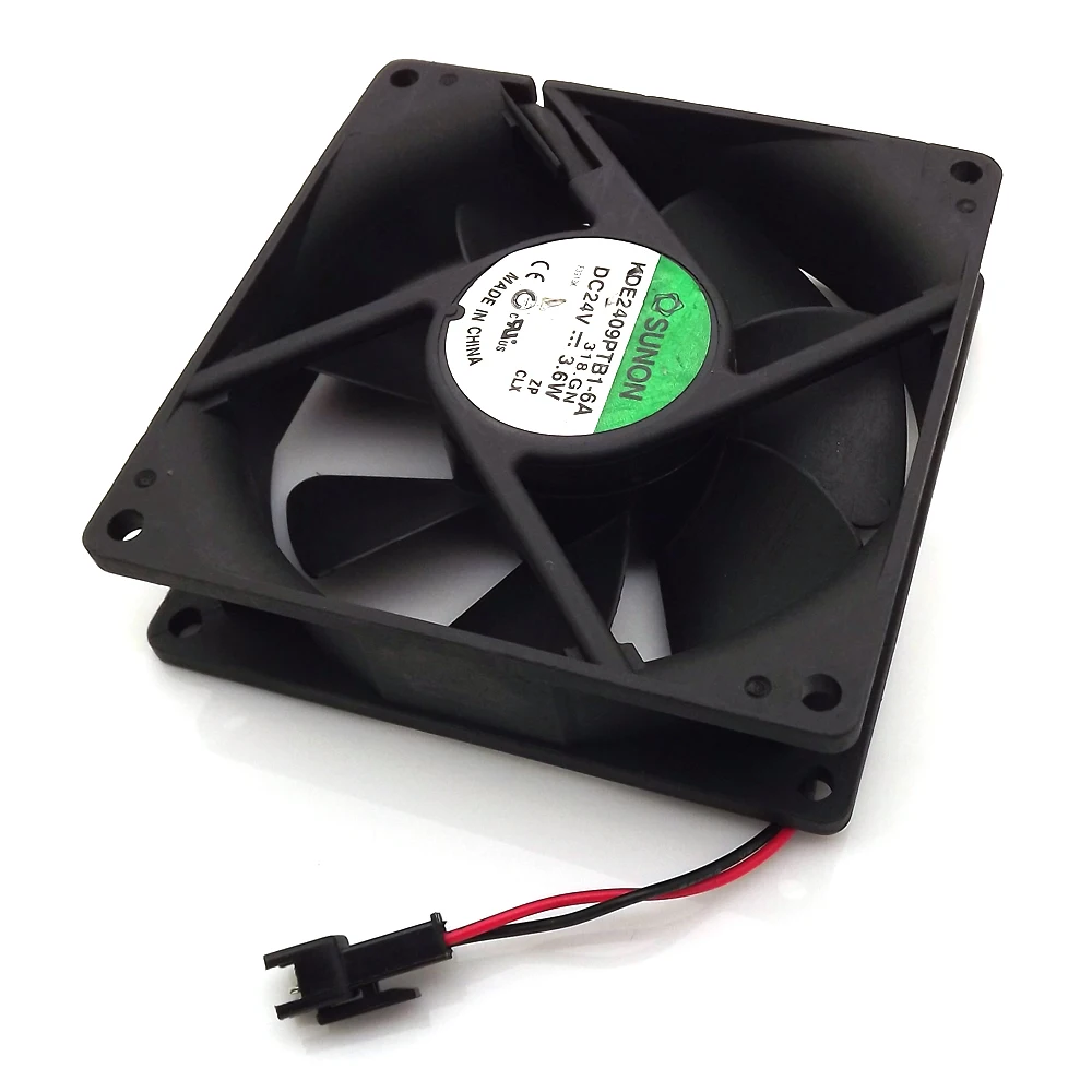 

KDE2409PTB1-6A, 24 В, 3,6 Вт, 90*90*25 мм, охлаждающий инверторный вентилятор