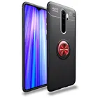 Мягкий чехол для Redmi Note 6, 7, 8, 8t, 9, 9s, 10X, K20, K30 Pro max, с кольцом-невидимкой, силиконовый