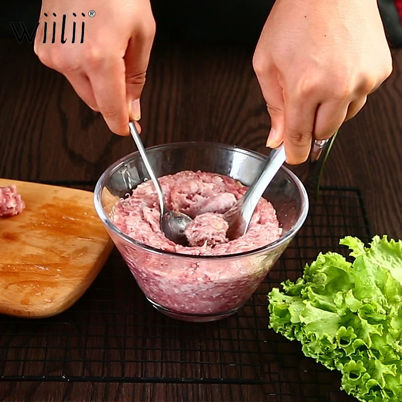 Антипригарный пресс для мяса 1 шт. ложка фрикаделек форма мясных шариков птицы