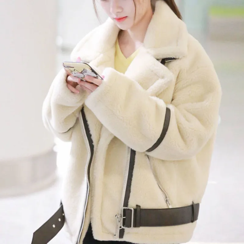 

Ju Jingyi's Same Cashmere and Thickened Cashmere Coat for Women